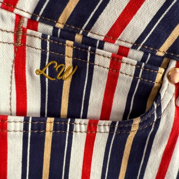 Wrangler Lainey Wilson Striped  Rodeo Flare Jeans. Size 34. Boot Hugger. - Picture 2 of 7